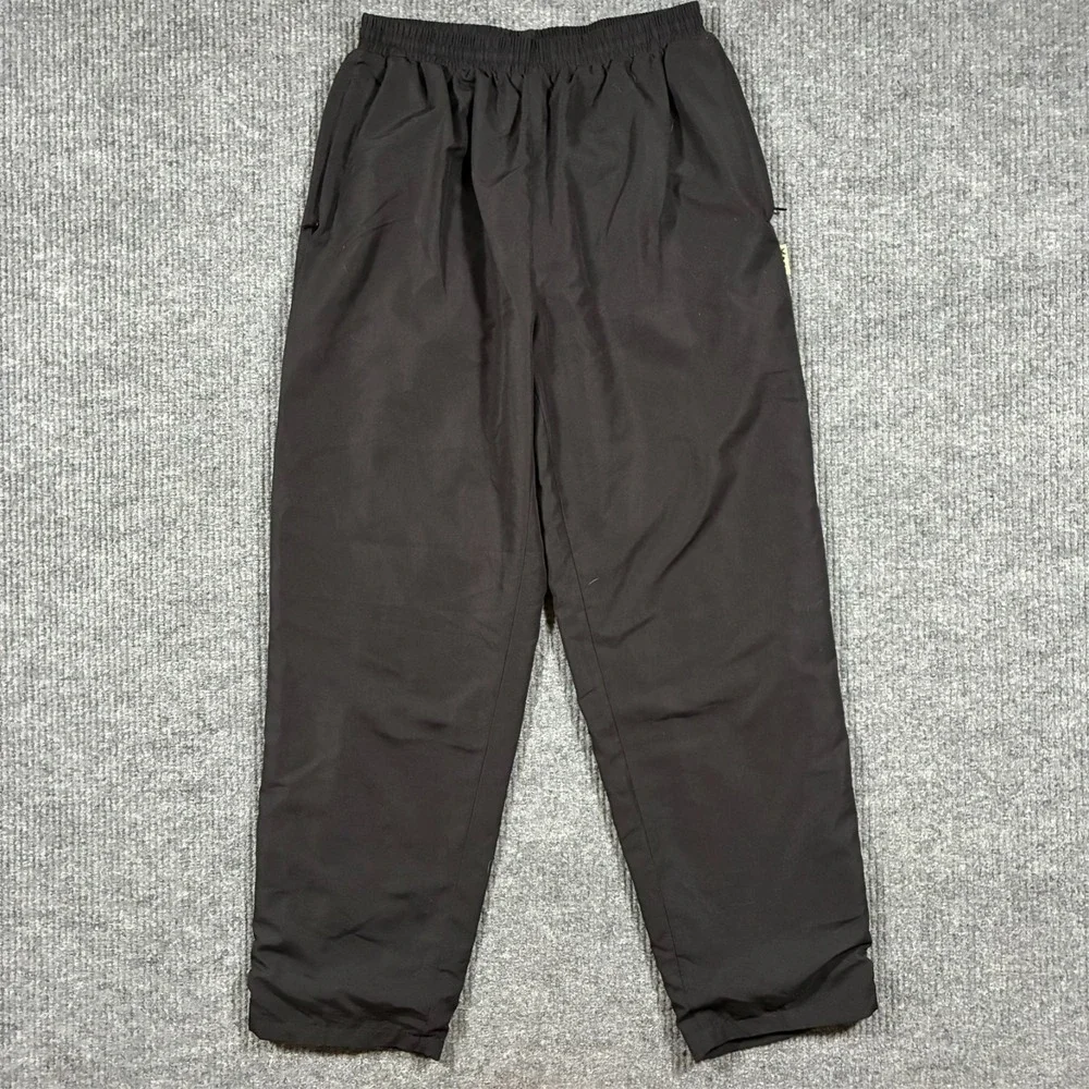 Kobe Athletic Pants Mens Size L Black Track Jogger Elastic Waist Casual Sports
